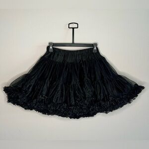 Vintage Sam’s Black Petticoat Skirt XL Made in USA – Rockabilly Crinoline